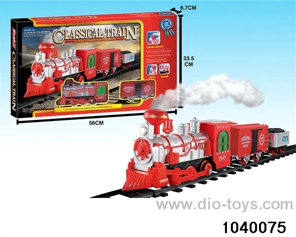 Electric Railway Train with Music and Lights in Gilf box