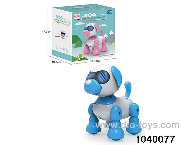 Robot dog (with music, lights) in color box