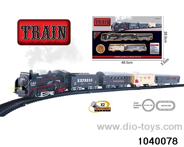 Electric railcar in window box