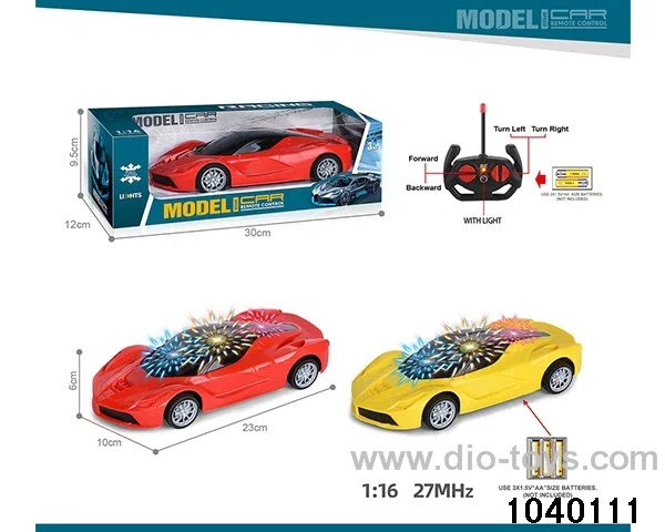 1:16 4ch RC car with light(not included) in window box