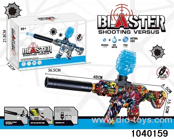 Water bullet gun in color box