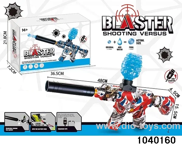 Water bullet gun in color box