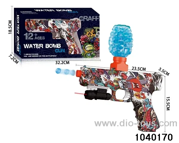 Water bullet gun in color box