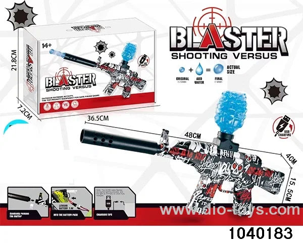 Water bullet gun in color box