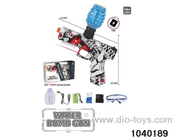 Water bullet gun in color box