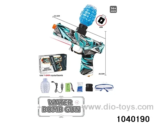 Water bullet gun in color box