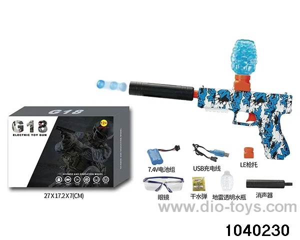 Water bullet gun in color box