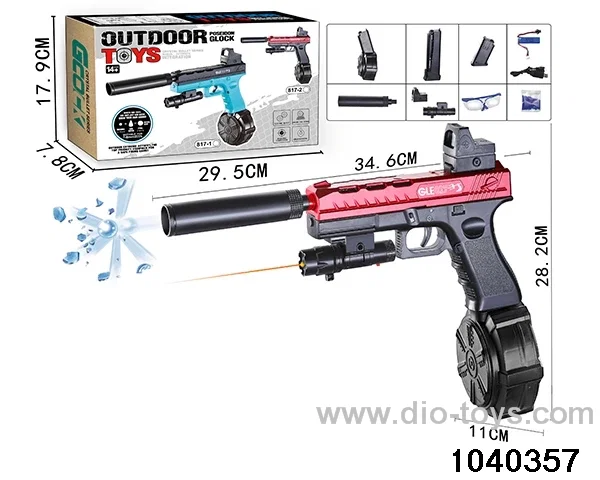 Water bullet gun in color box