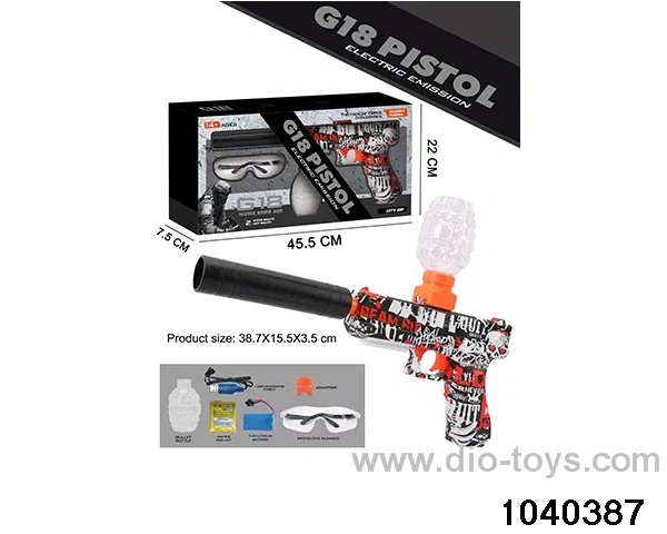 Water bullet gun in color box