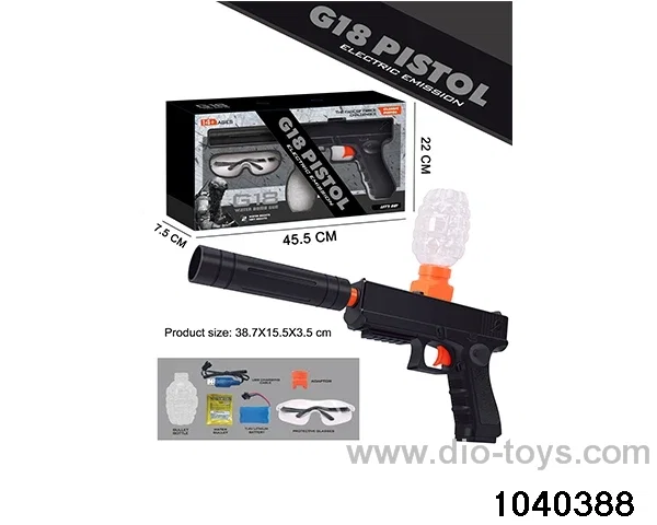 Water bullet gun in color box