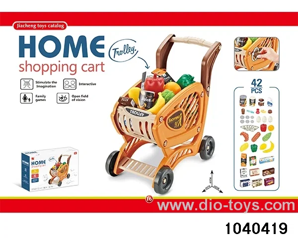 Supermarket Shopping Cart Set in Hand box