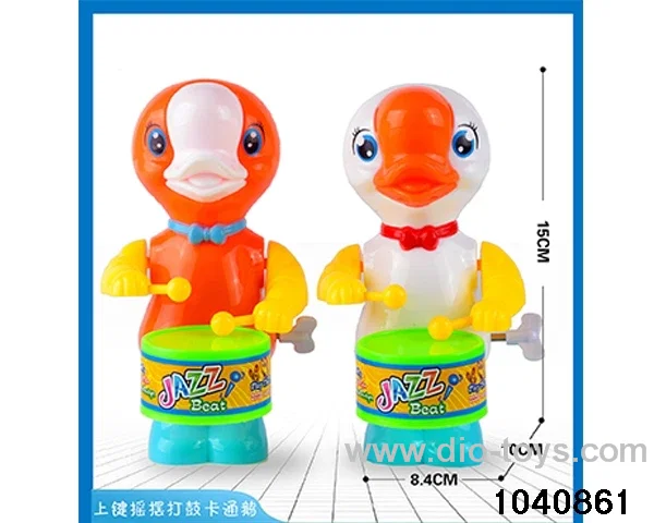 Drumming Goose on Chain in opp bag