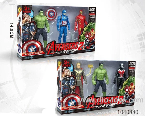 11.5cm Captain America, Thor, Iron Man, Hulk Ant-Man