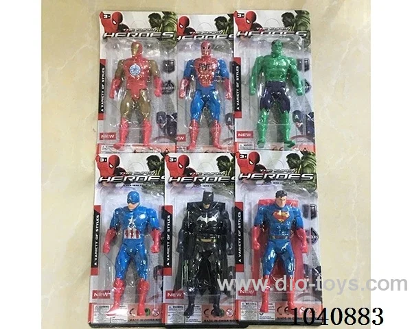 14.5cm leader/Iron Man/The Hulk/Spider/Superman/bat