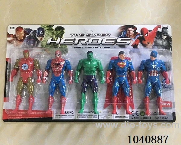14.5cm Captain/ Iron Man /Hulk /Spider /Superman /Bat