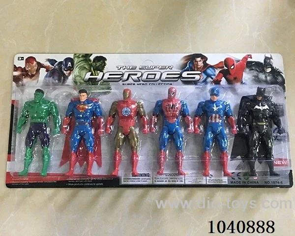 14.5cm Captain/ Iron Man /Hulk /Spider /Superman /Bat