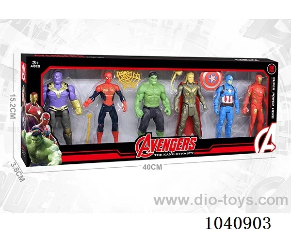 11.5cm Thanos/Spider-Man/Captain America/Iron Man/Hulk