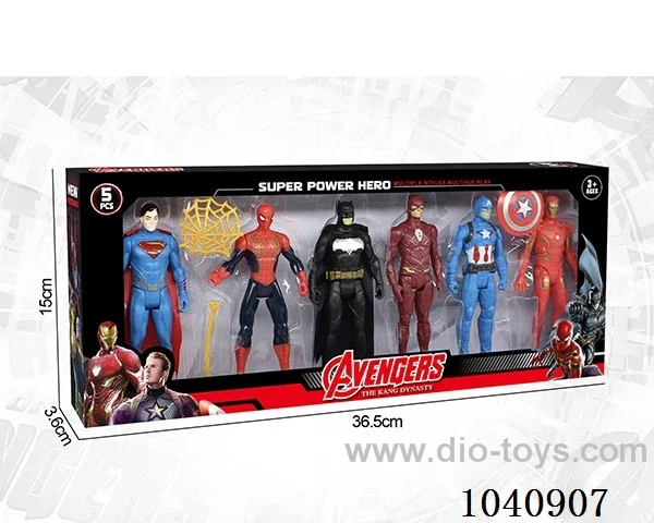 11cm Thor/Superman/Spider-Man/Batman/Flash/Captain America/Iron Man