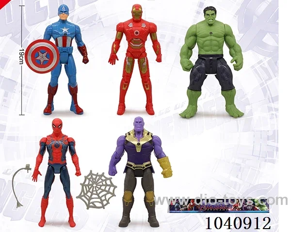 19cm Avengers Superman/Iron Man/Captain America/Iron Man/Hulk