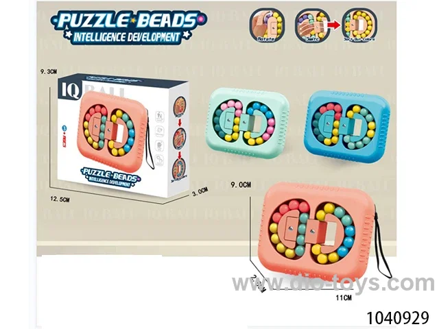 Stress relief finger toy in color box（random 3 color mix packing）