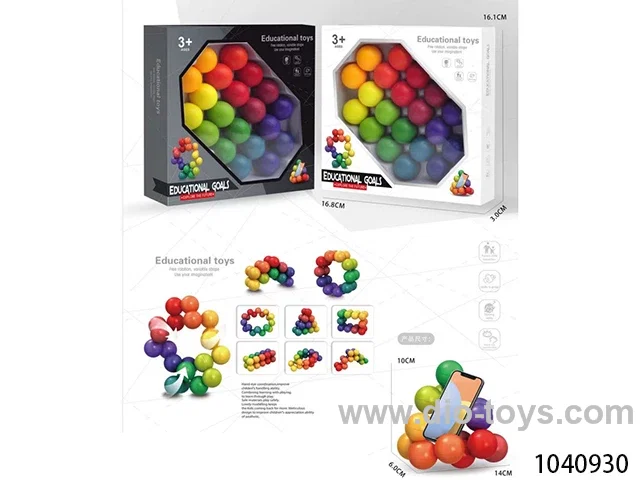 stress released education toys in window box