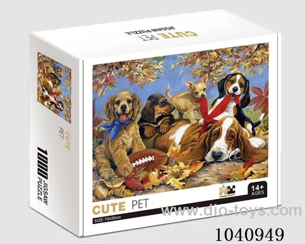 1000PCS Puzzle toy in color box