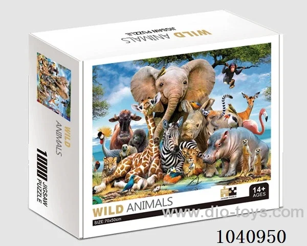 1000PCS Puzzle toy in color box