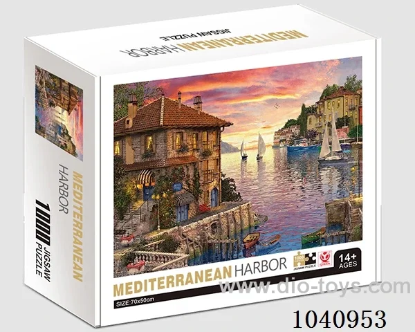 1000PCS Puzzle toy in color box