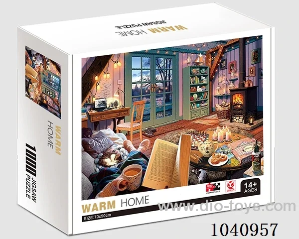 1000PCS Puzzle toy in color box
