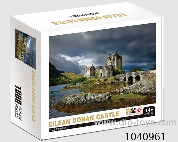 1000PCS Puzzle toy in color box