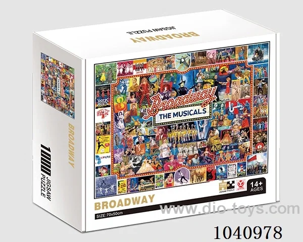 1000PCS Puzzle toy in color box