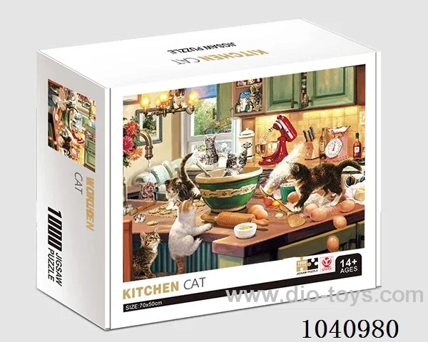 1000PCS Puzzle toy in color box