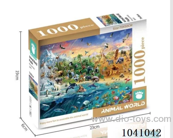 1000PCS Puzzle toy in color box