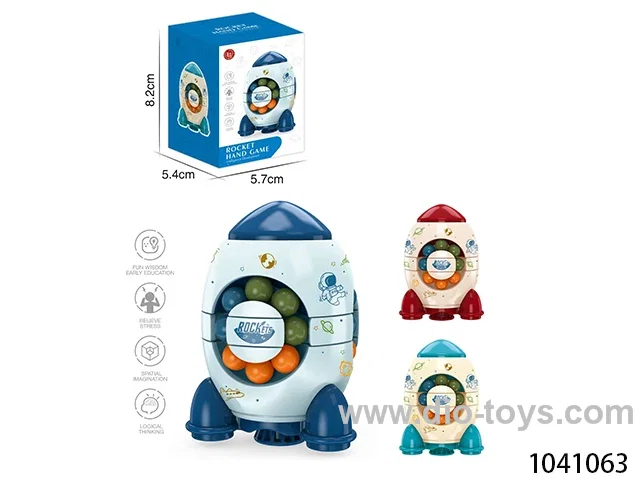 Rocket intelligence bead in window box（random 3 color mix package）