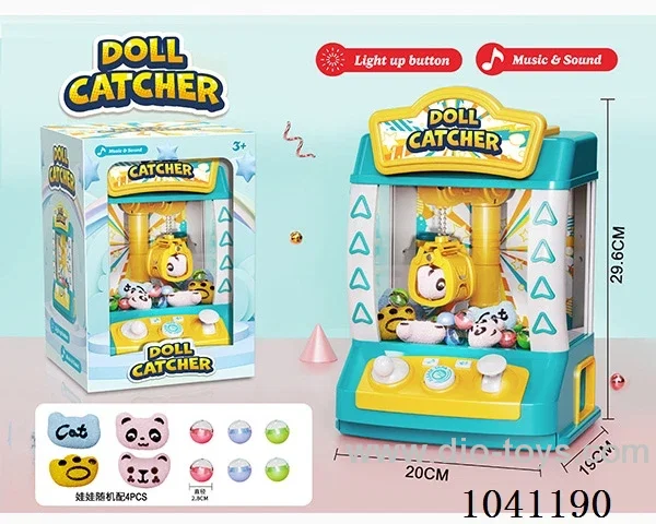 claw machine with light&music in window box