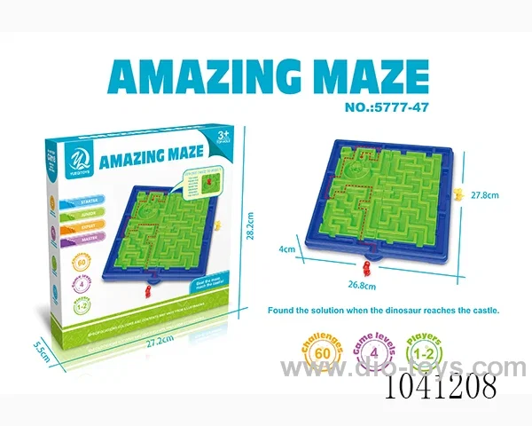 maze game in color box