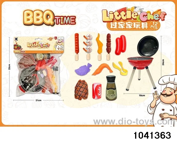 BBQ Oven Set (12pcs) in PP bag with header