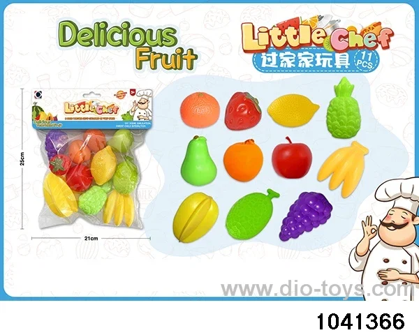 Fruit Set (11pcs) in PP bag with header
