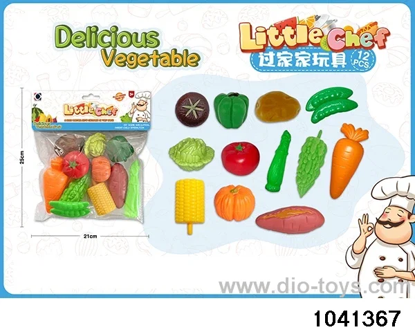Vegetable Set (12pcs) in PP bag with header