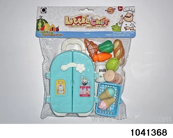 Trolley refrigerator set - blue (11pcs) in PP bag with header