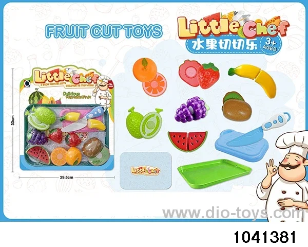 Vegetable Cutting Music Set in blister