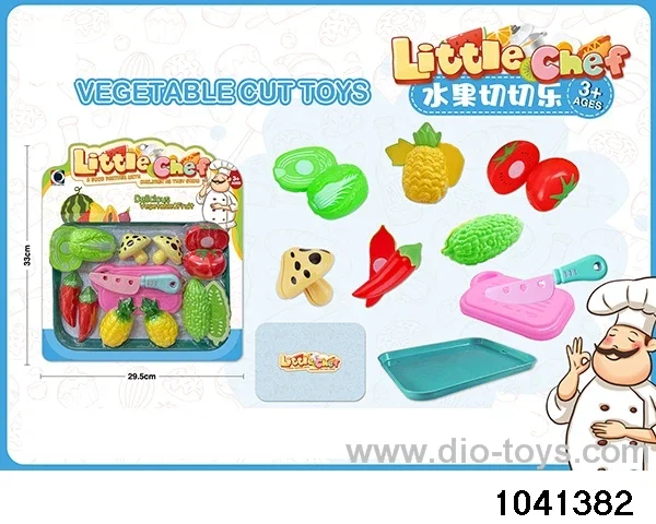 Vegetable Cutting Music Set in blister