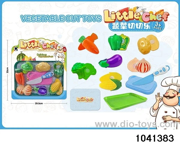 Vegetable Cutting Music Set in blister