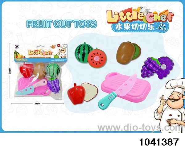 Fruit Cutting Music Set in PP bag with header