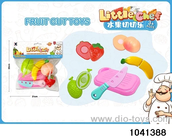 Fruit Cutting Music Set in PP bag with header