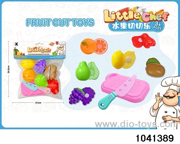 Fruit Cutting Music Set in PP bag with header