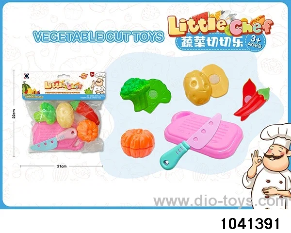 Vegetable Cutting Music Set in PP bag with header
