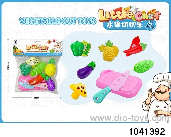 Vegetable Cutting Music Set in PP bag with header