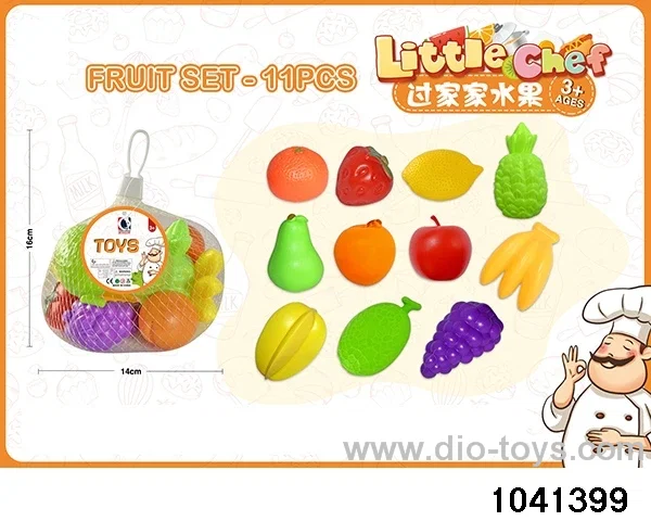 Plastic Bottled Fruits (11pcs) in Net bag