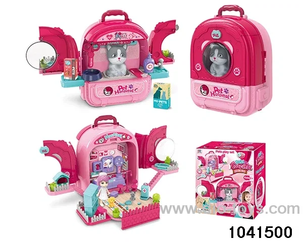 3-in-1 Pet Backpack - Cat in color box